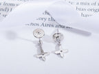 LOUIS VUITTON VIDYLLE SILVER DIAMOND MINI DROP EARRINGS
