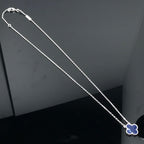 VCA CLOVER PIETERSITE SILVER LONG NECKLACE