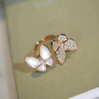 VCA TWIN BUTTERFLY DIAMOND MOP RING