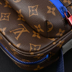 louis-vuitton-trio-messenger-bag-monogram-canvas-with-blue-strap Crossbody