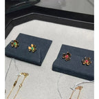 VCA FRIVOLE FLOWER PINK EARRINGS