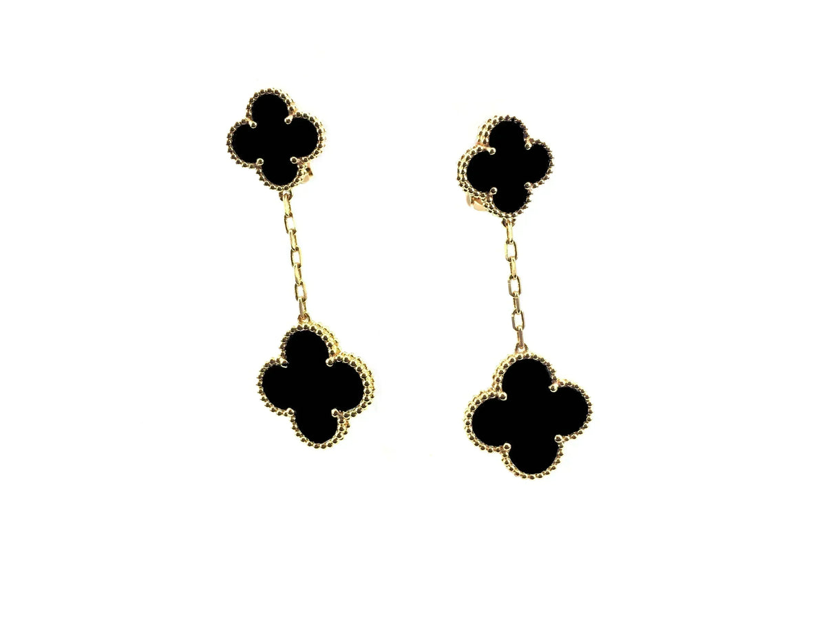 VCA CLOVER 2 MOTIFS EARRINGS (MULTIPLE CHOICESC